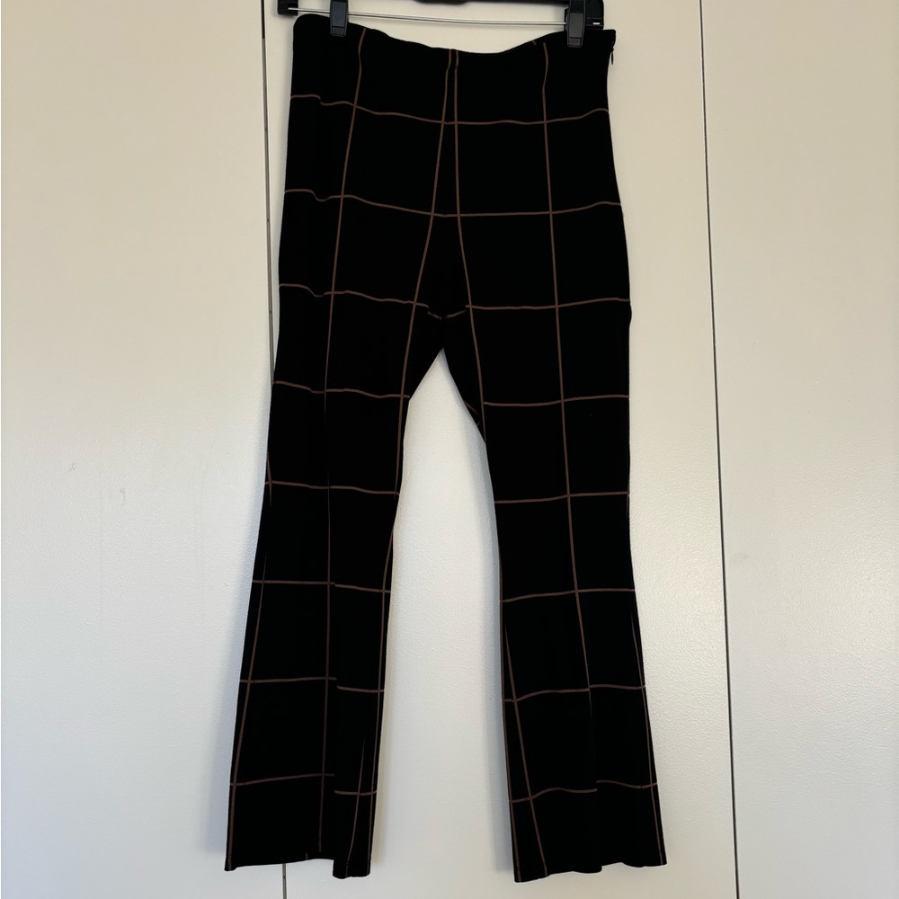 Leith cropped ankle striped pants